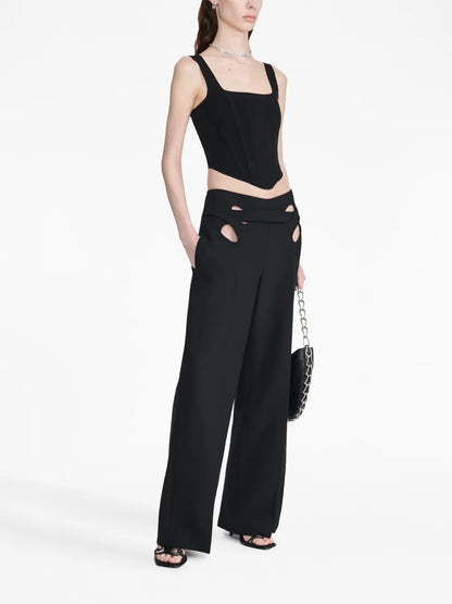 Interloop Cut-Out Tailored Trousers