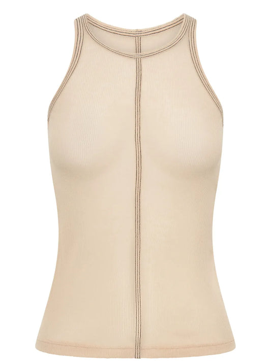 Round-Neck Sleeveless Tank Top