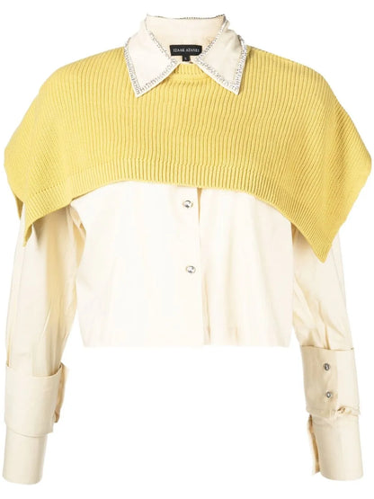 Knit Cape Shirt