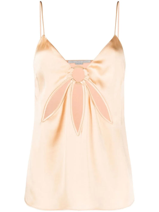 Ruched Satin Vest