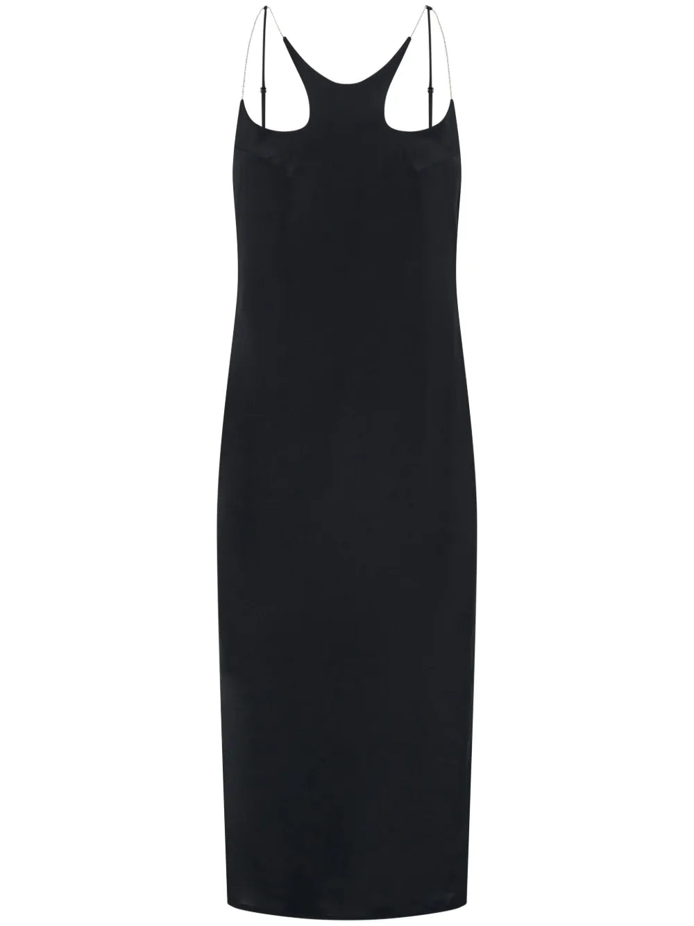 Scoop-Back Midi-Dress