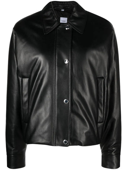 Two-Pocket Leather Jacket