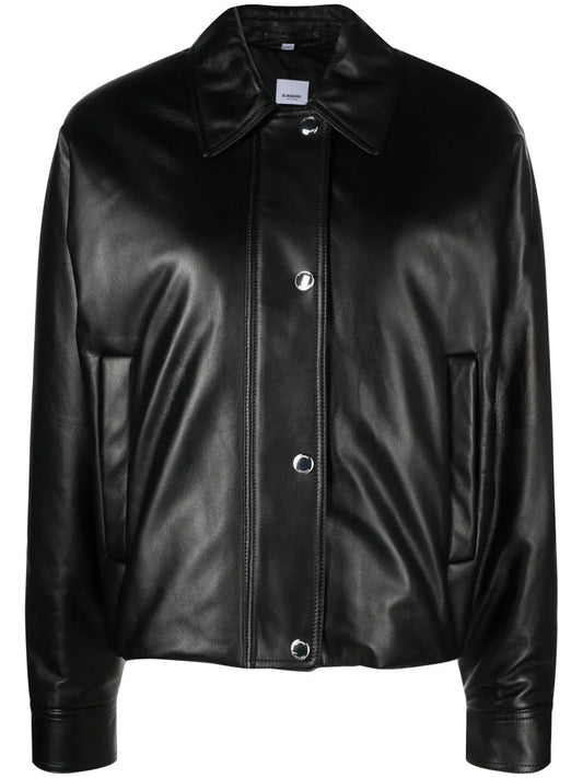 Two-Pocket Leather Jacket