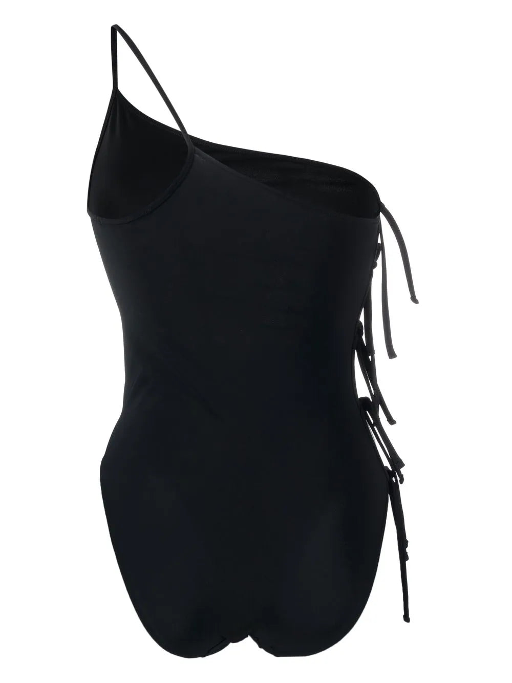 Knot-Detailing One-Shoulder Swimsuit