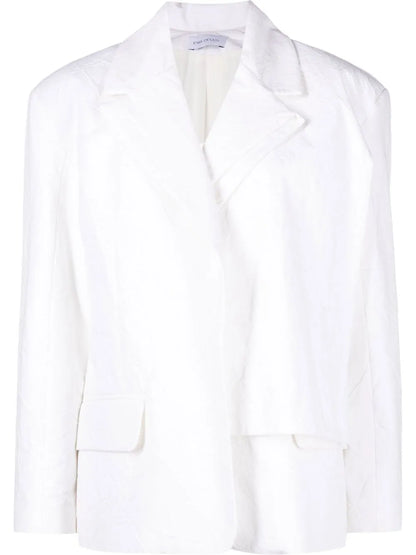 Deconstructed Double-Breasted Blazer
