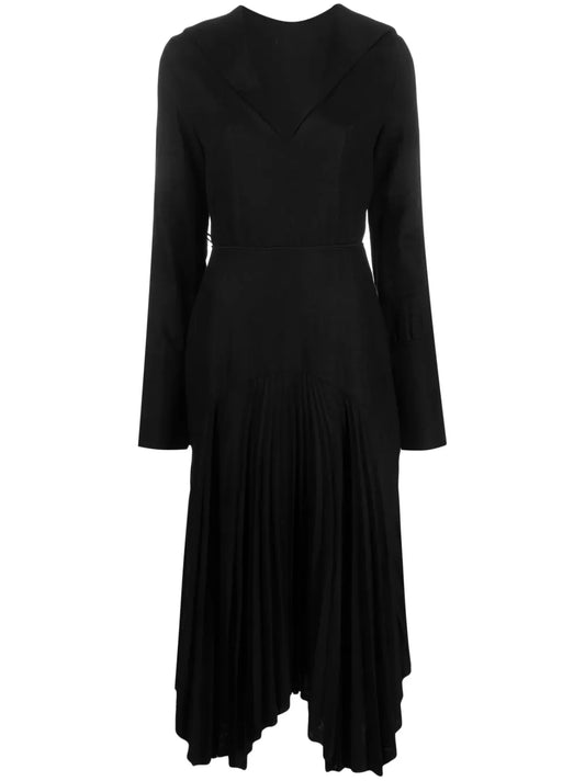 Pleated Maxi Dress