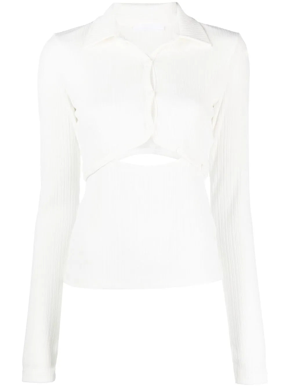 Cut-Out Knitted Top
