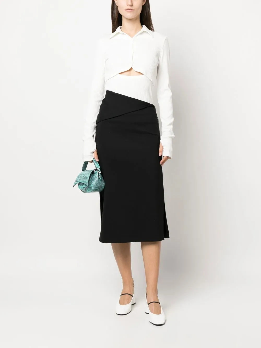 Cut-Out Knitted Top