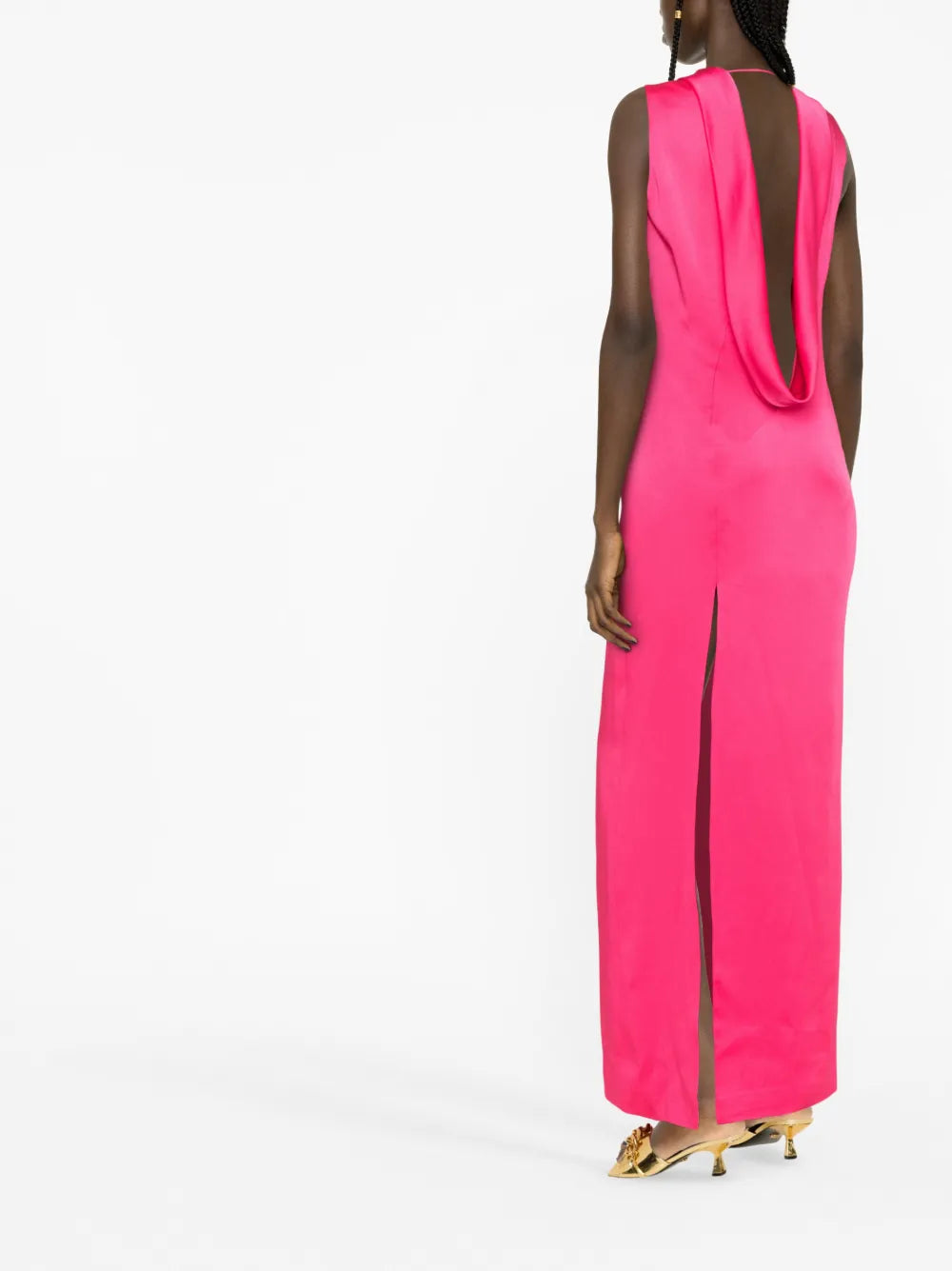 Cowl-Back Gown