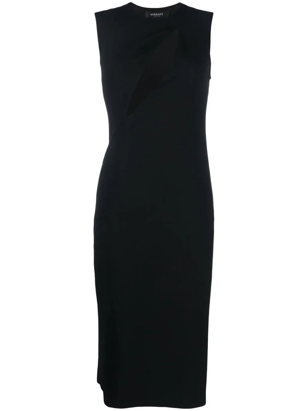 Cut-Out Sleeveless Midi Dress