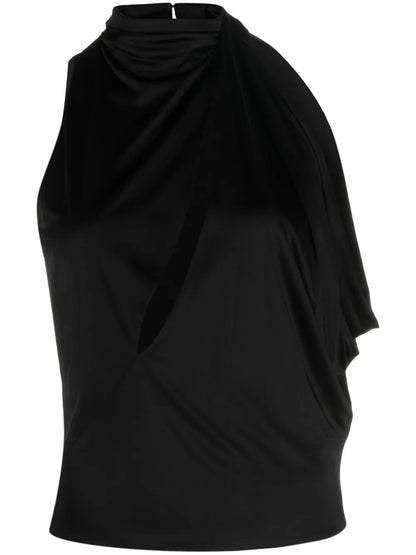 Cut-Out Halterneck Top