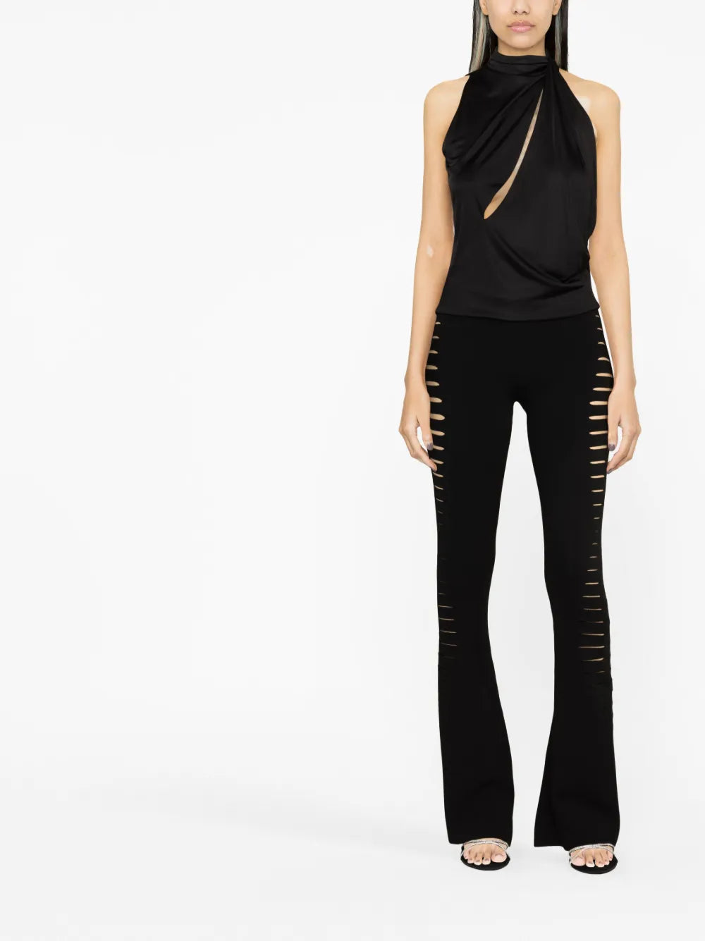 Cut-Out Halterneck Top