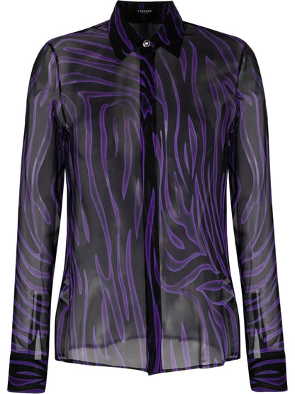 Striped Silk Blouse