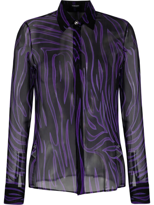 Striped Silk Blouse