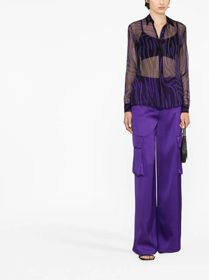 Striped Silk Blouse