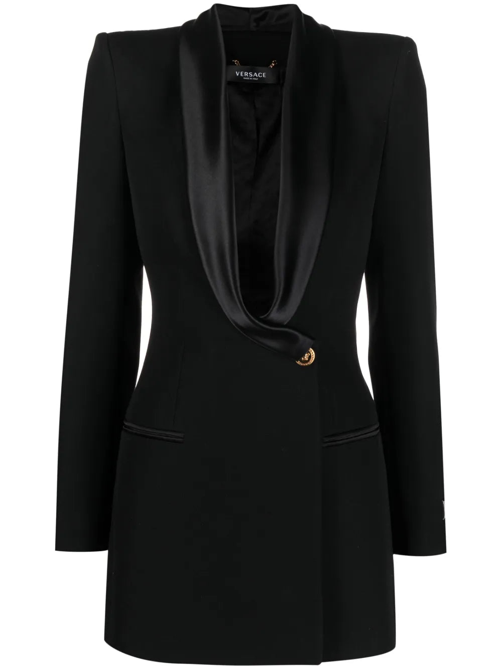 Grain De Poudre Single-Breasted Blazer