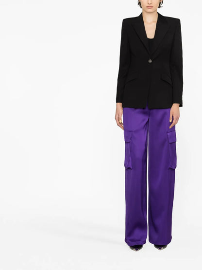 Single-Breasted Wool Blazer