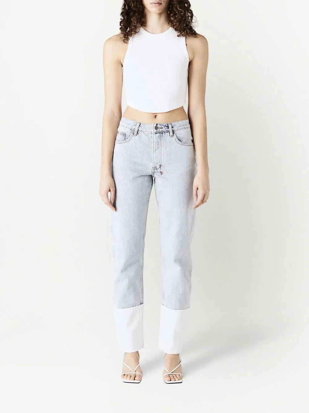 Cotton Cropped Tank Top