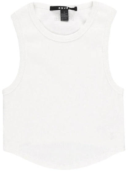 Cotton Cropped Tank Top