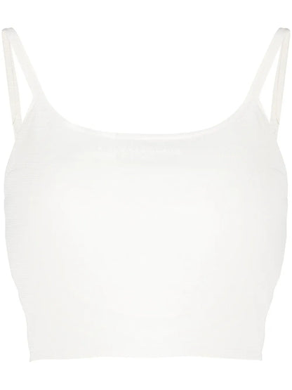 Scoop-Neck Cropped Tank Top