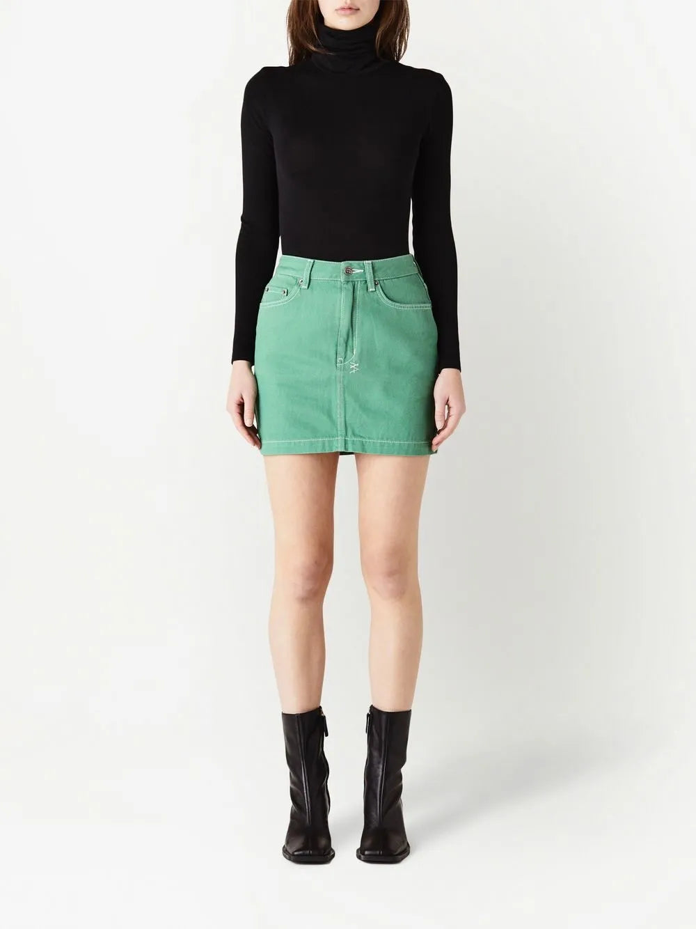 Five-Pocket Mini Skirt