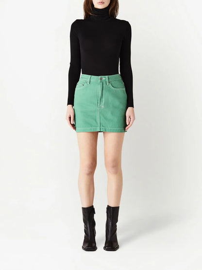 Five-Pocket Mini Skirt