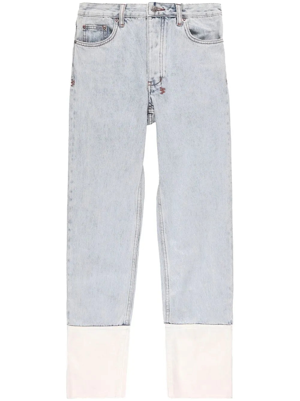 Low-Rise Straight Jeans