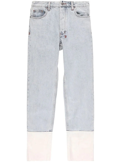 Low-Rise Straight Jeans