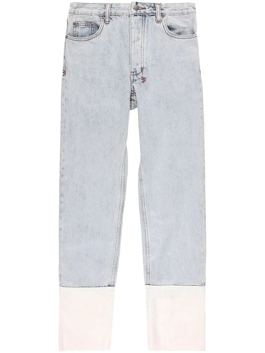 Low-Rise Straight Jeans