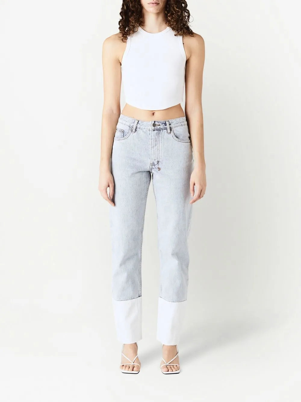 Low-Rise Straight Jeans