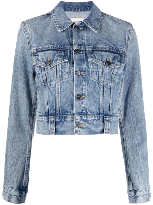 Rizzo Cropped Denim Jacket