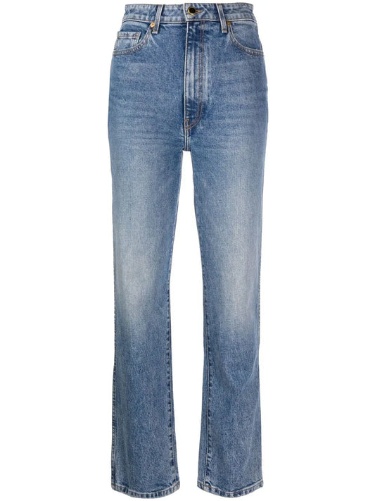 Abigail High-Waisted Straight-Leg Jeans