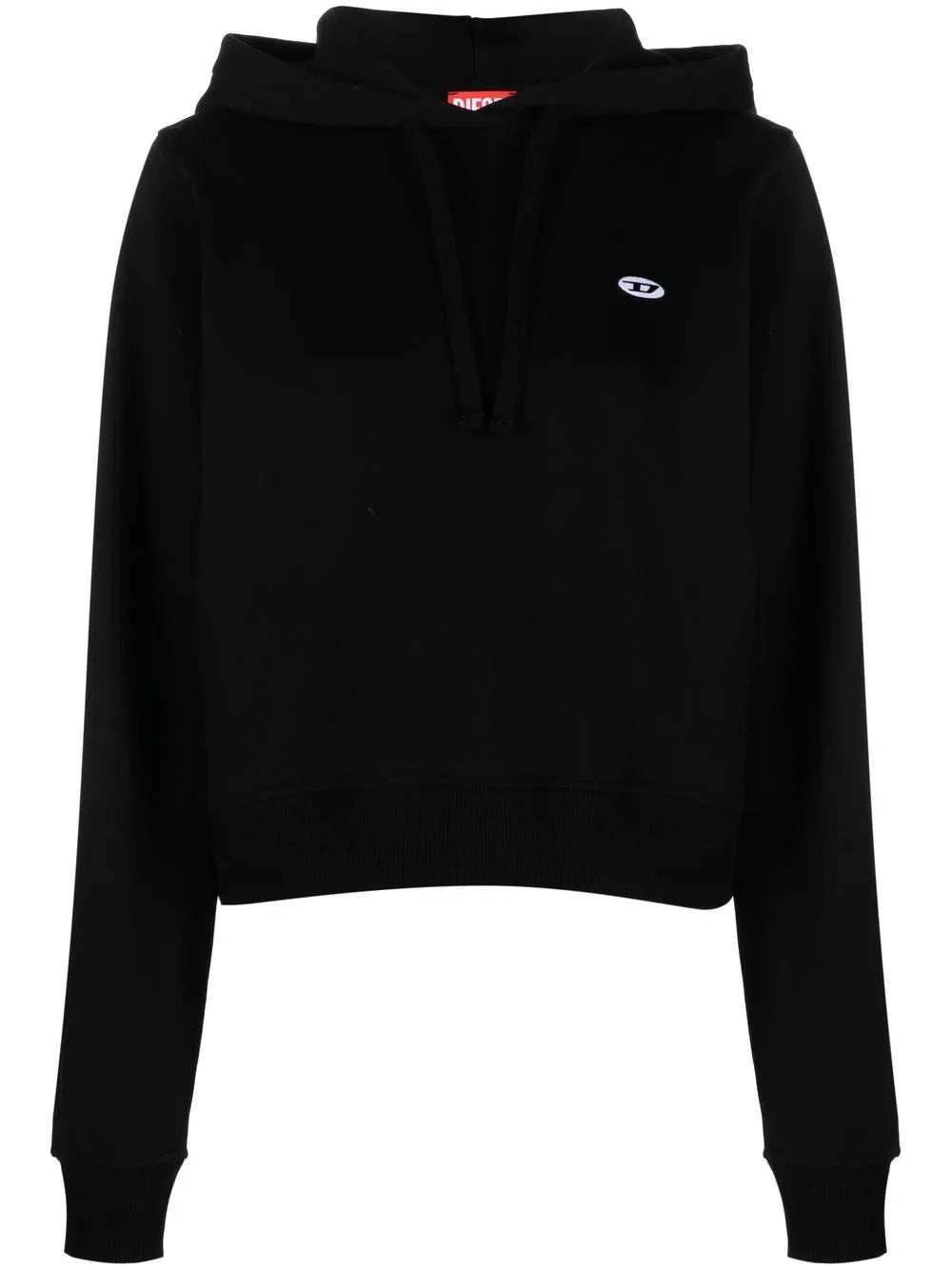 Logo-Patch Drawstring Hoodie