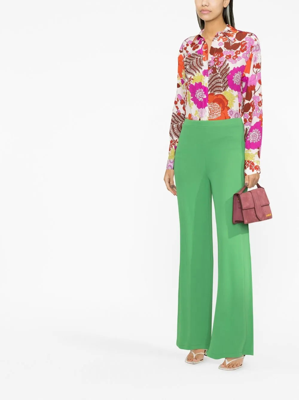 Floral Print Buttoned Shirt