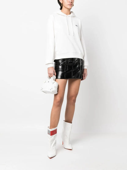 Logo-Patch Drawstring Hoodie