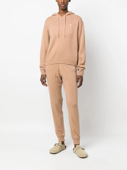 Fine Knit Drawstring Hoodie