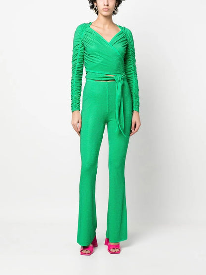 Remany Embellished Flared Trousers