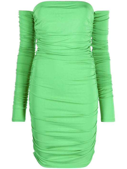 Off-Shoulder Draped Dress