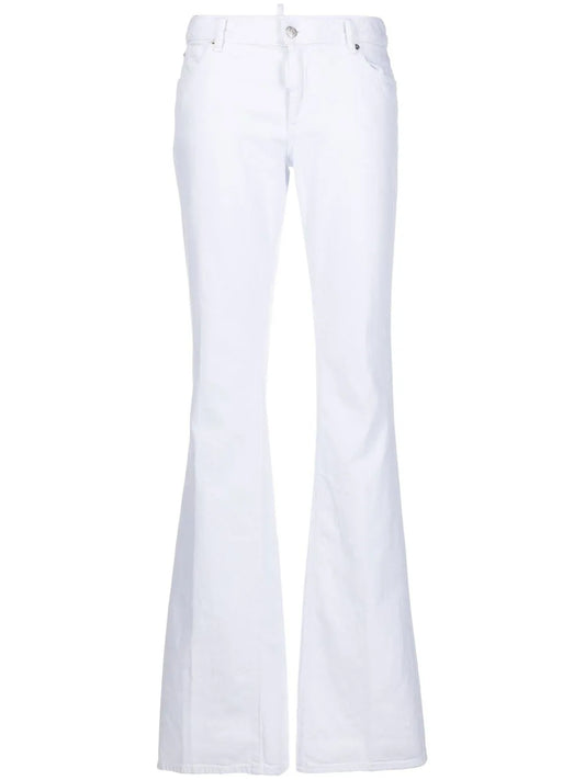 Mid-Rise Flared Jeans