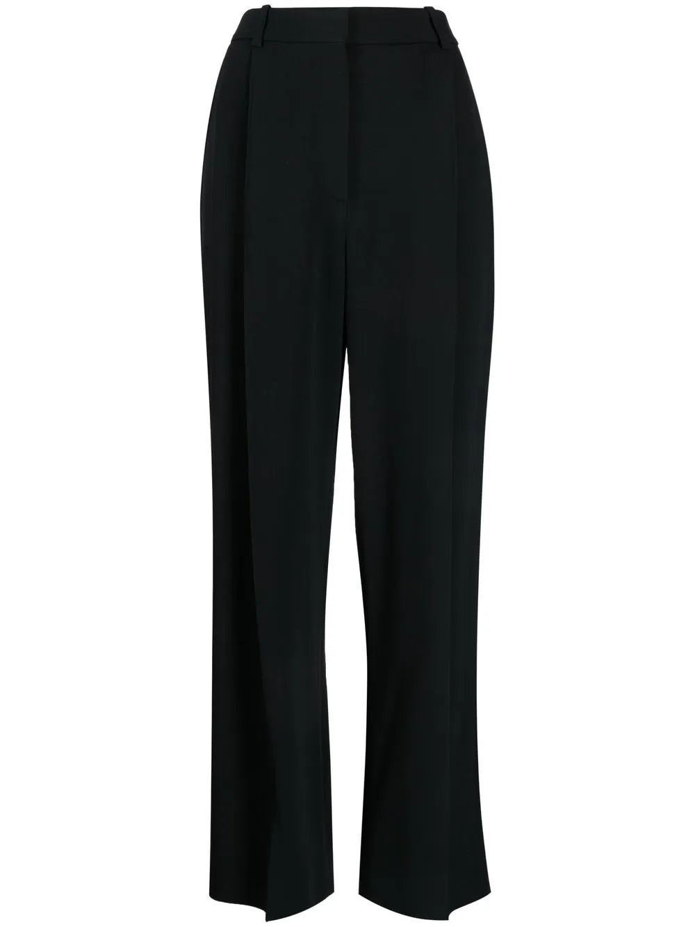 Pleated Wide-Leg Trousers