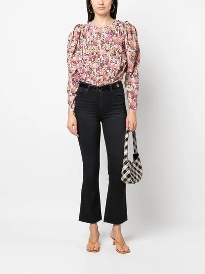 Mid-Rise Cropped Jeans