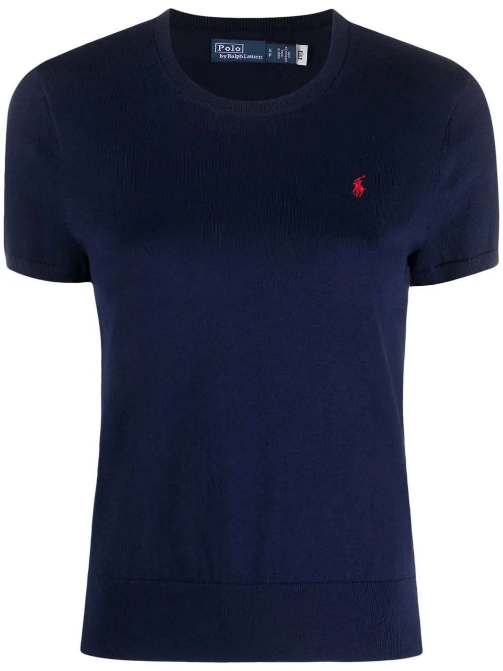 Logo-Embroidered Knitted T-Shirt