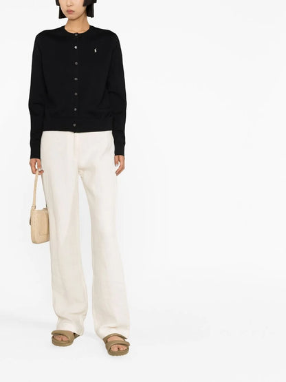 Polo Pony Embroidered Cardigan