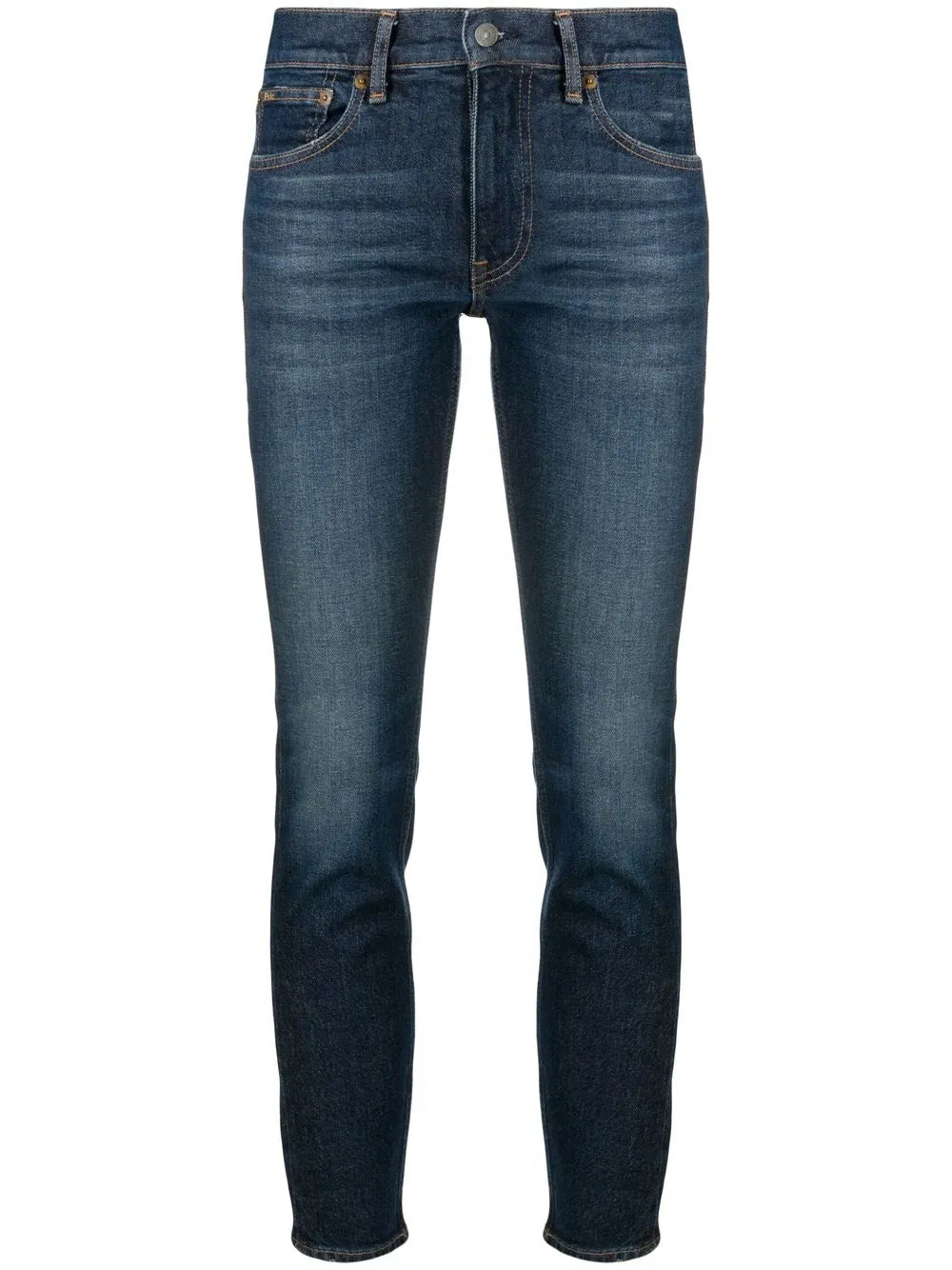 Mid-Rise Cropped Jeans