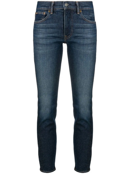 Mid-Rise Cropped Jeans