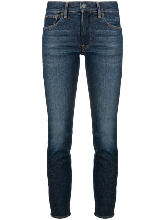 Mid-Rise Cropped Jeans