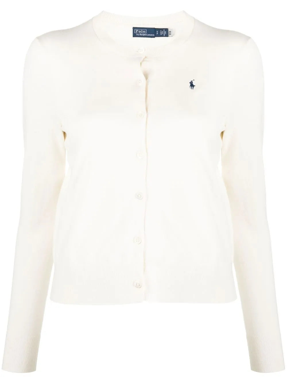 Logo-Embroidered Round-Neck Cardigan