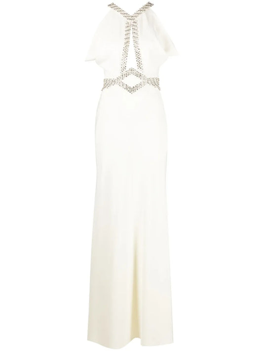 Crystal-Embellished Mermaid Dress