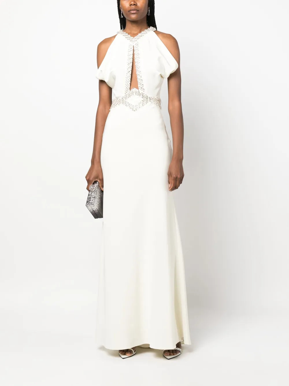 Crystal-Embellished Mermaid Dress