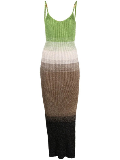 Ribbed-Knit Maxi Dress